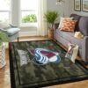 Colorado Avalanche Nhl Team Logo Camo Style Custom Type 7815 Rug Home Decor Area Carpet Living Room