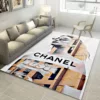 Chanel Art Luxury Fashion Brand Rug Area Carpet Home Decor Door Mat