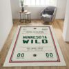 Minnesota Wild Nhl Art Nhl Type 7835 Rug Area Carpet Home Decor Living Room