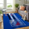 New York Rangers Nhl Team Logo Nice Type 7865 Rug Area Carpet Home Decor Living Room