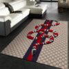 Gucci Snake Red Blue Area Fn Christmas The Luxury Fashion Brand Rug Door Mat Home Decor Area Carpet