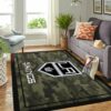 Los Angeles Kings Nhl Team Logo Camo Type 7888 Rug Living Room Area Carpet Home Decor