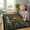 Ottawa Senators Nhl Team Logo Camo Type 7915 Rug Home Decor Living Room Area Carpet