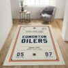 Edmonton Oilers Nhl Art Nhl Type 7922 Rug Home Decor Area Carpet Living Room