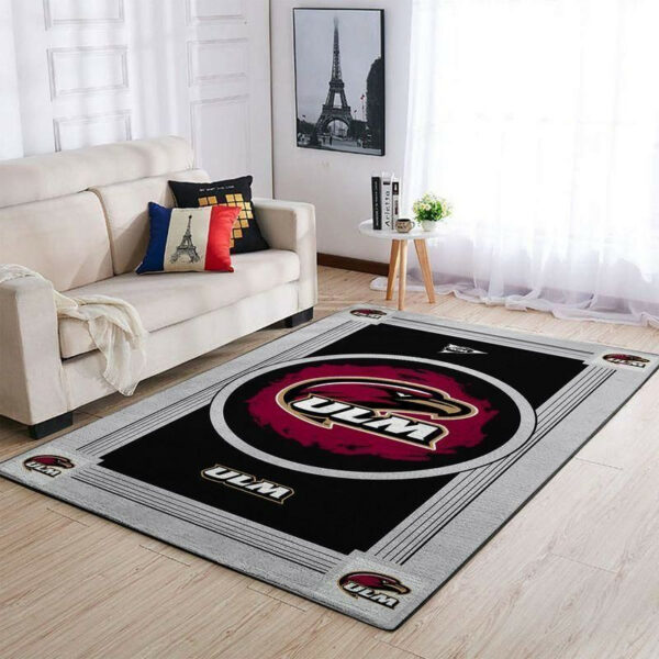 Louisiana Monroe Warhawkss Ncaa Football Basketball Team Logo Type 7956 Rug Area Carpet Living Room Home Decor