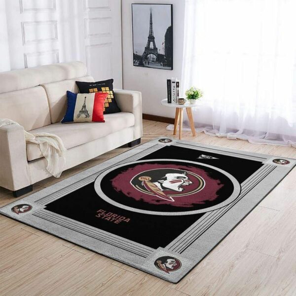 Florida State Seminoless Ncaa Football Basketball Team Logo Type 7981 Rug Home Decor Living Room Area Carpet