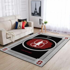 Stanford Cardinalss Ncaa Football Basketball Team Logo Type 7988 Rug Area Carpet Home Decor Living Room