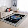 Kansas Jayhawkss Ncaa Football Basketball Team Logo Type 8011 Rug Home Decor Area Carpet Living Room