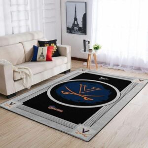 Virginia Cavalierss Ncaa Football Basketball Team Logo Type 8013 Rug Living Room Area Carpet Home Decor