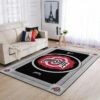 Ohio State Buckeyess Ncaa Football Basketball Team Logo Type 8016 Rug Area Carpet Living Room Home Decor