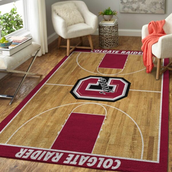 Colgate Raiders Ncaa Basketball Custom Type 8021 Rug Area Carpet Living Room Home Decor