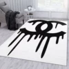 Chanel Rectangle Rug Door Mat Luxury Home Decor Area Carpet Fashion Brand