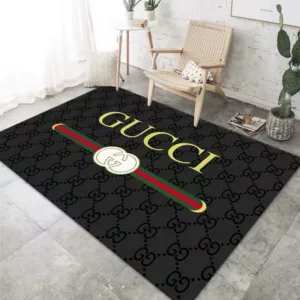 Gucci Rectangle Rug Area Carpet Luxury Door Mat Home Decor Fashion Brand