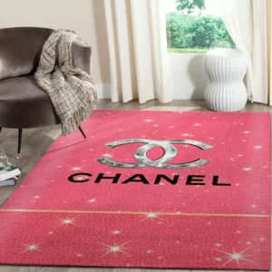 Chanel Twinkle Pinky Rectangle Rug Home Decor Luxury Door Mat Area Carpet Fashion Brand