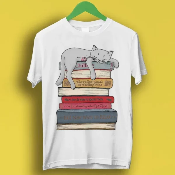 How To Chill Like A Cat T Shirt Meme Gift Funny Tee