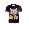 Cool Pizza Cosmos Galaxy Funny Svg Tag T-Shirt