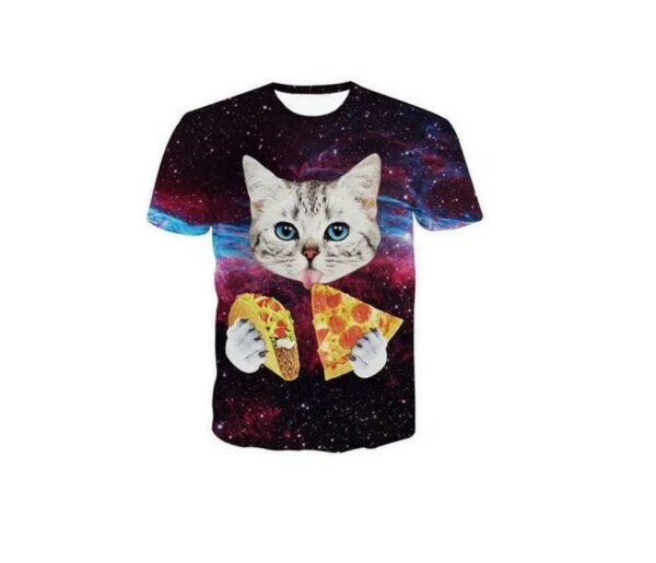 Cool Pizza Cosmos Galaxy Funny Svg Tag T-Shirt