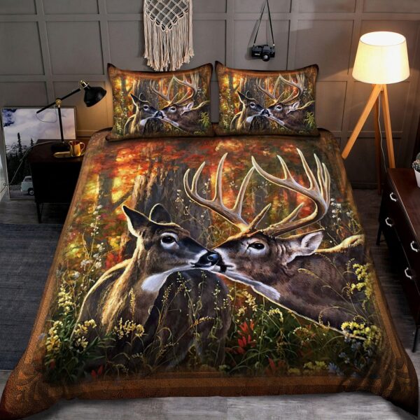 Deer Couple Bedding Set