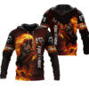 Fire Horse 3D Hoodie For Men And Women