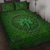 Ireland Celtic Quilt Set Celtic Compass With Shamrock