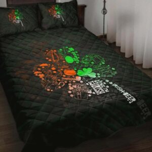 Ireland Quilt Set Ireland Shamrock St.Patrick Day
