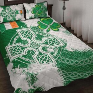 Irish Celtic Cross Quilt Set