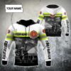 Personalized Firefighter 3D Hoodie For Men And Women Custom Name 3D Hoodie