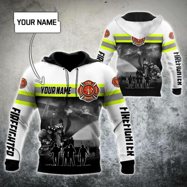 Personalized Firefighter 3D Hoodie For Men And Women Custom Name 3D Hoodie