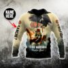Personalized Firefighter 3D Hoodie One Nation Under God