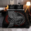 Raven Rune Viking Quilt Set
