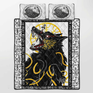 Viking Quilt Set Fennir And Sword