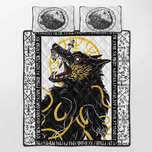 Viking Quilt Set Fennir And Sword