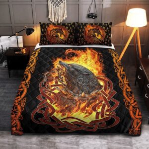 Viking Quilt Set Fennir Was Bound