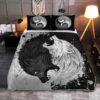 Viking Quilt Set Skoll And Hati Son Of Fenrir