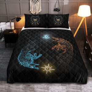 Viking Quilt Set Son Of Fenrir Skoll And Hati