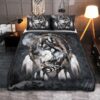 Wolf Dreamcatcher Native American Quilt Set